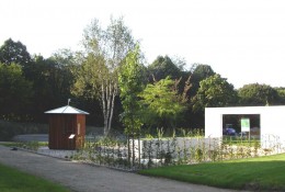 <p><strong>Mustergarten im Grugapark in Essen<br /></strong>Mustergarten kurz nach Fertigstellung</p>